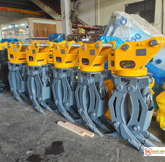 Gắp gỗ cao xoay 2 ty HM07 gắn xe 200